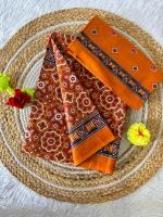 Lakhani ajarakh cotton surat ka saree